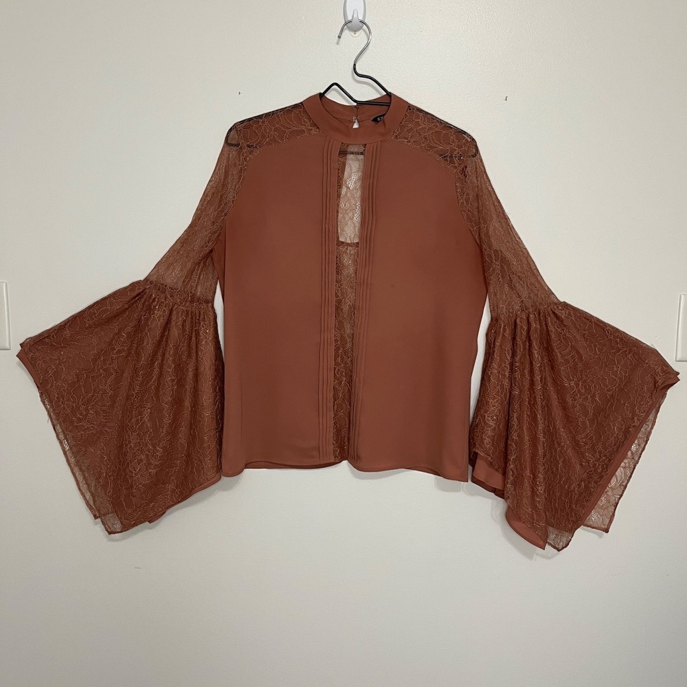 Express Bell Sleeve Top Women's M Whimisigoth Fairy Feminine Boho Ethereal